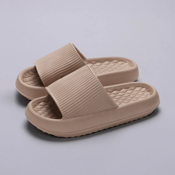 Comfortabele Antislip Slippers met Ruitpatroon