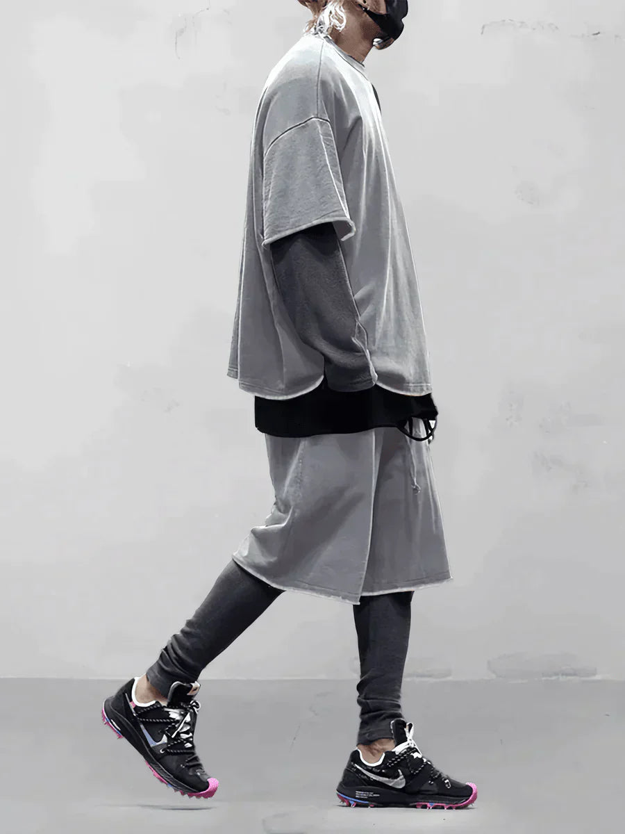 Casual shirt met korte broek voor heren - Mitch