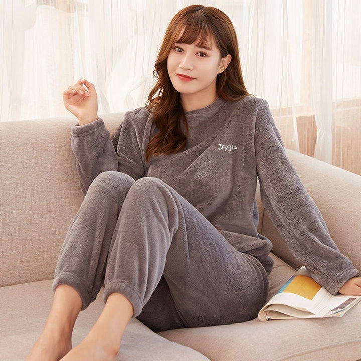 Luna Luxe Dames Pyjama Set – Superzacht Fluweel voor Ultiem Comfort