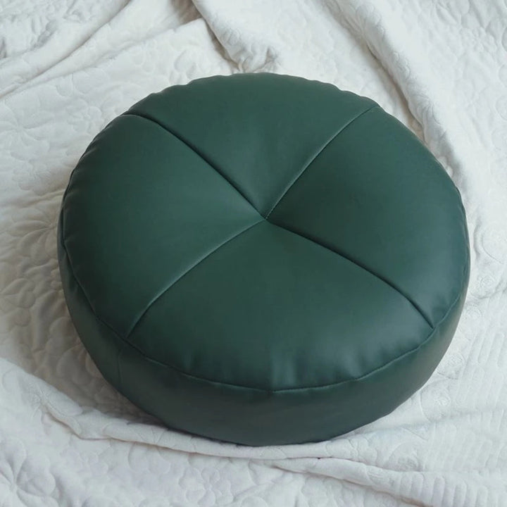 Nappa Leren Kussen in Japanse Stijl met Minimalistisch Design