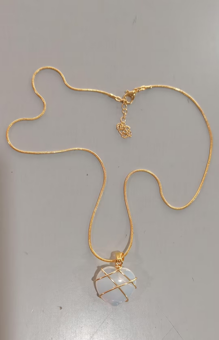 Modieuze Maansteen Ketting