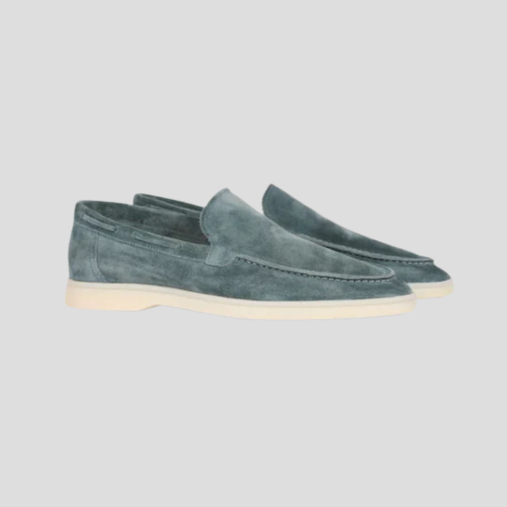 Suède loafers voor heren