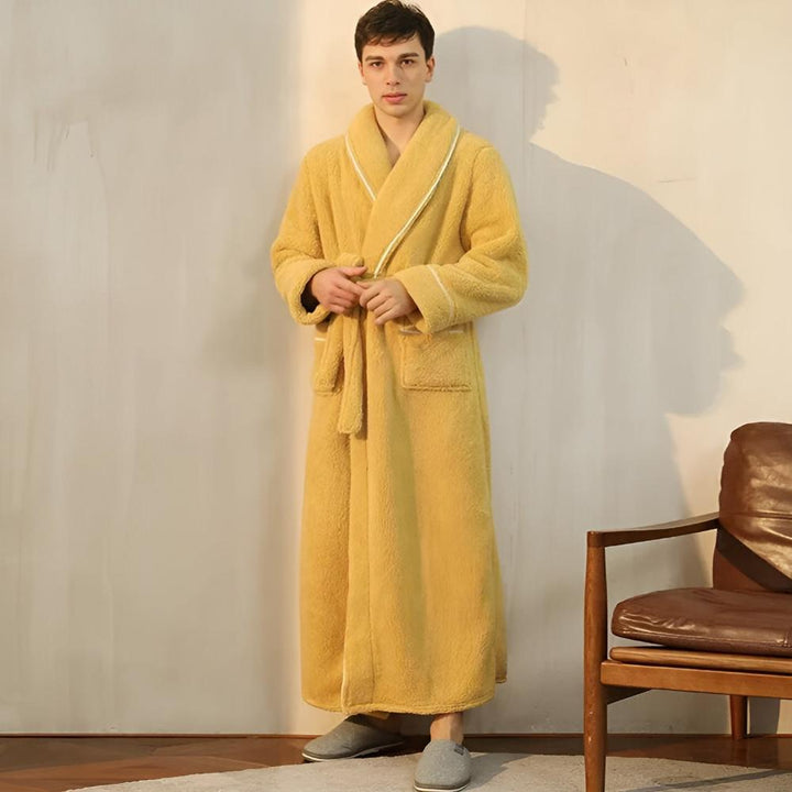 Luxe Badjas van Coral Fleece Flanel