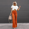 High-Waist Flared Broek voor Dames