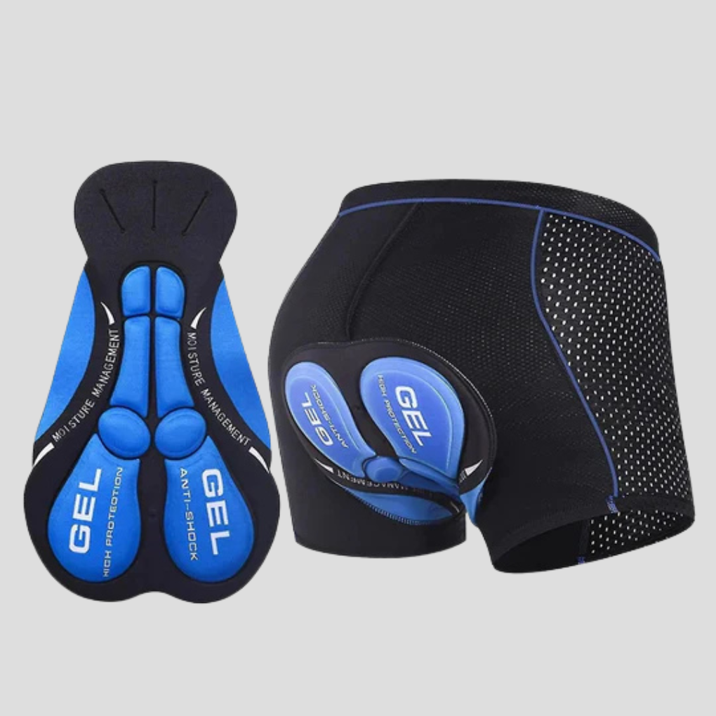 Unisex gel-gevoerde fietsonderbroek