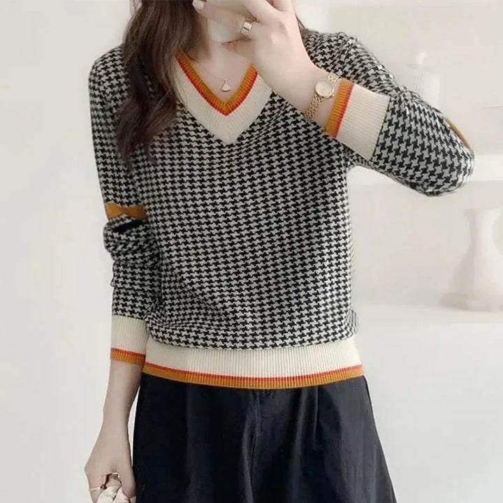Gebreide casual trui dames - Donita