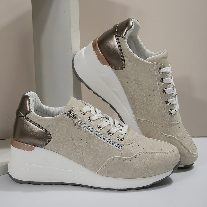 Dames Sportschoenen met Dikke Zool en Comfortabel Design