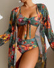 Tamara – Tropische Bloom Bikini Set dames