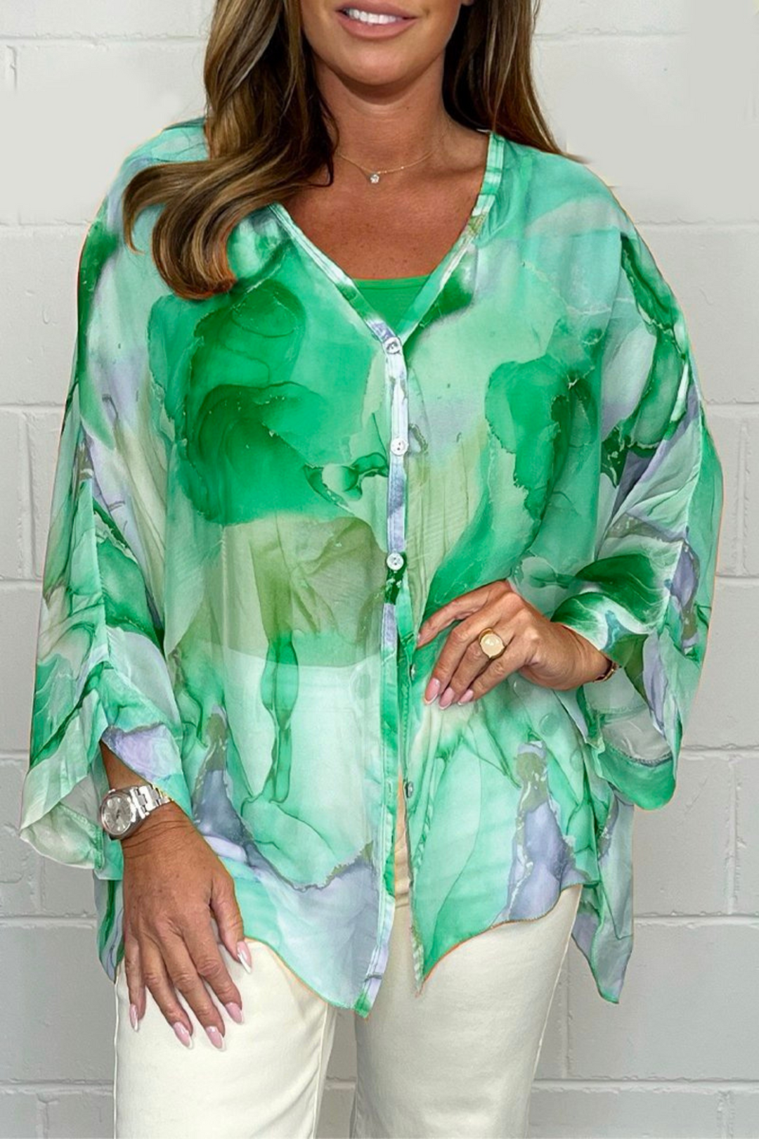 Blouse dames voor de zomer - Angie