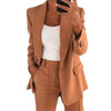 Klassieke Blazer met Lange Mouwen en Enkelknoopsluiting