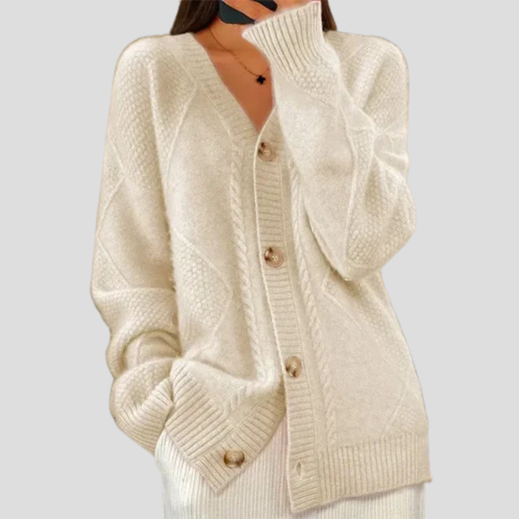 Dames vest met knoopsluiting