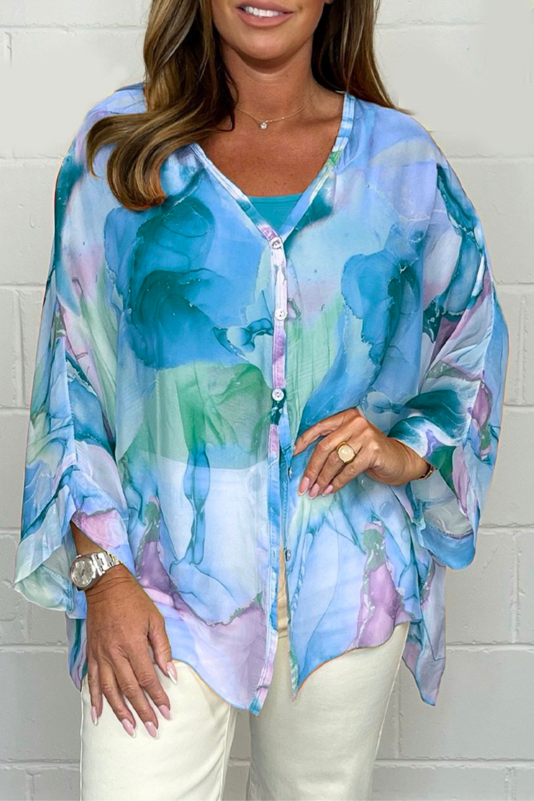 Blouse dames voor de zomer - Angie