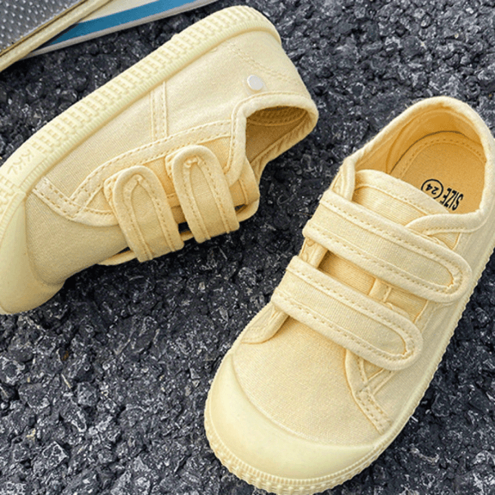 Unisex canvas kinderschoenen lichtgewicht ademende sneakers - Frankie