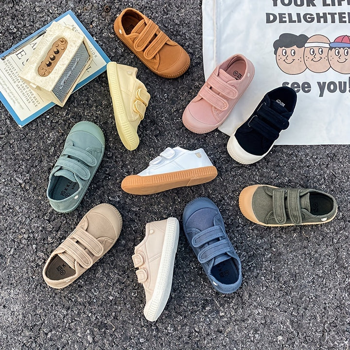 Unisex canvas kinderschoenen lichtgewicht ademende sneakers - Frankie
