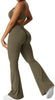 Mouwloze Flared Jumpsuit voor Yoga & Fitness