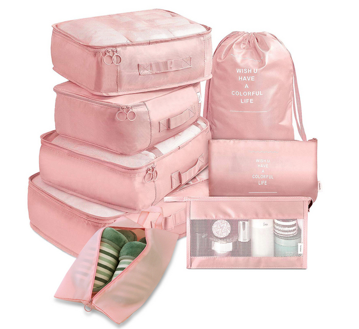 8-delige Reisset – Bagage Verdelers & Organizer Cubes