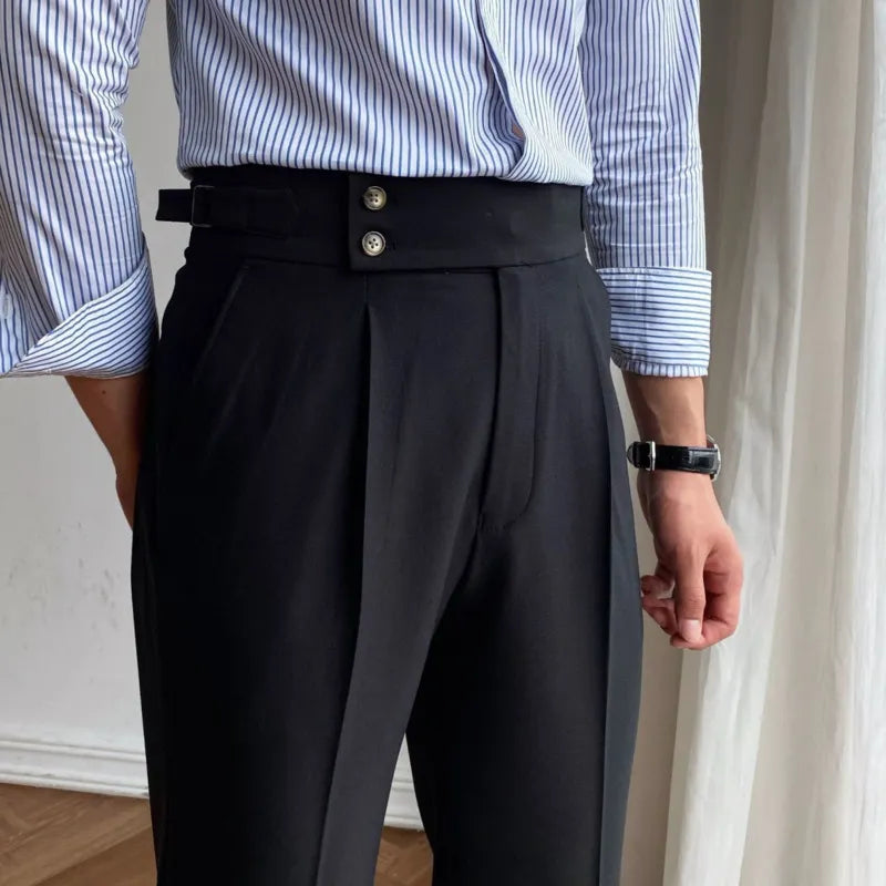 Verstelbare Britse heren broek - Adam