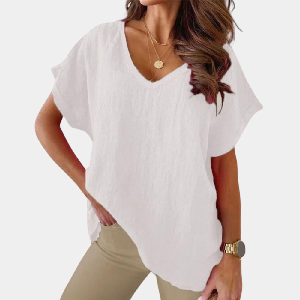 Cairina – Casual T-shirt voor Dames met Stijlvolle Uitstraling