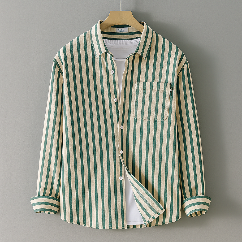 Casual stijl met lange mouwen en borstzak