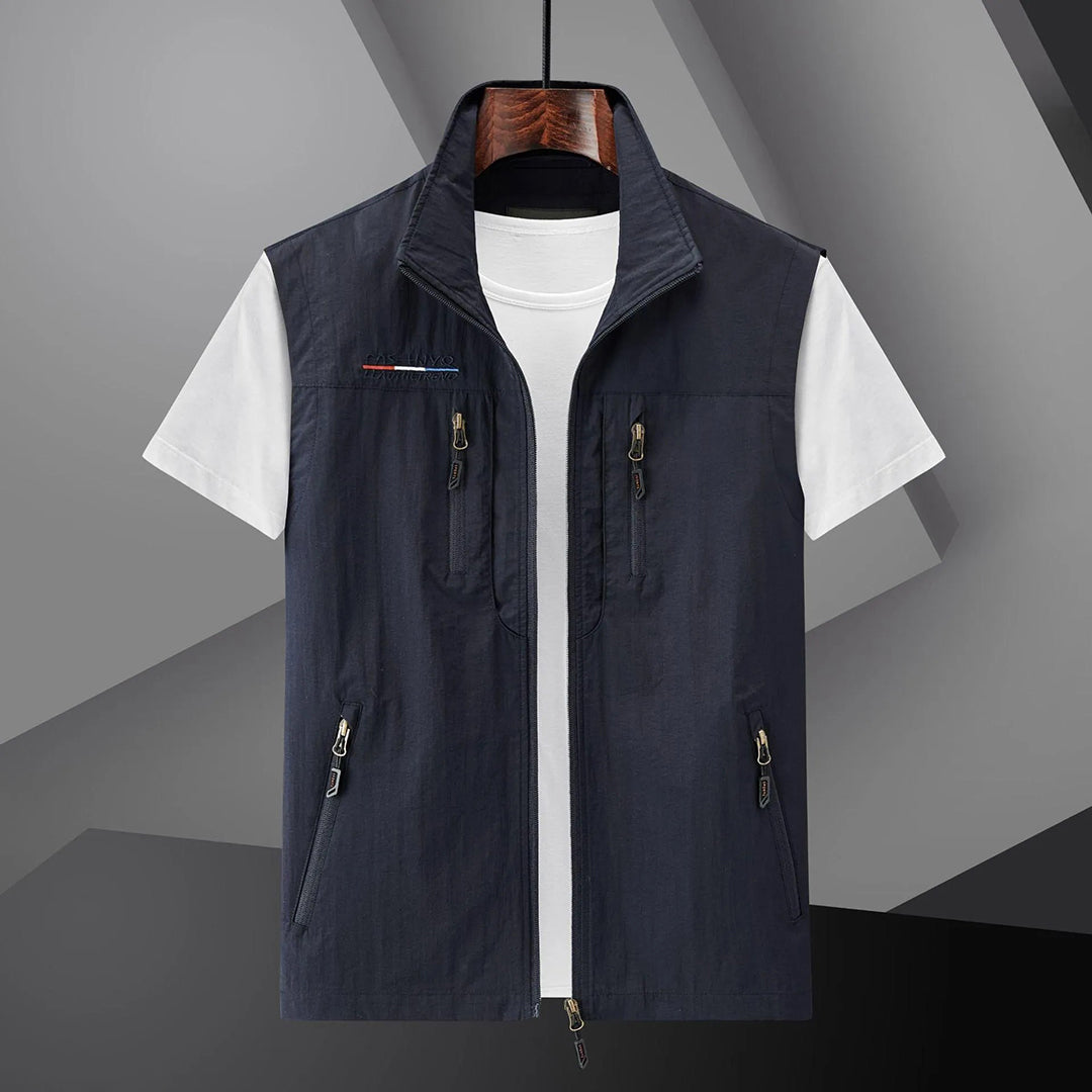 Multi-Pocket Utility Heren Zomerreisvest