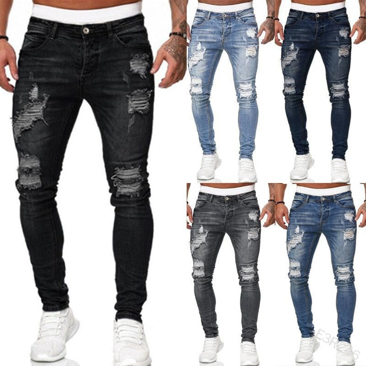 Benham - Stoere heren jeans spijkerbroek ripped details
