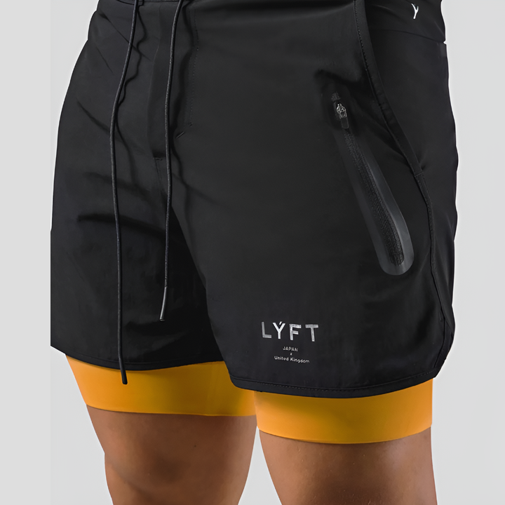 2-in-1 Sport- en Trainingsshort Herren
