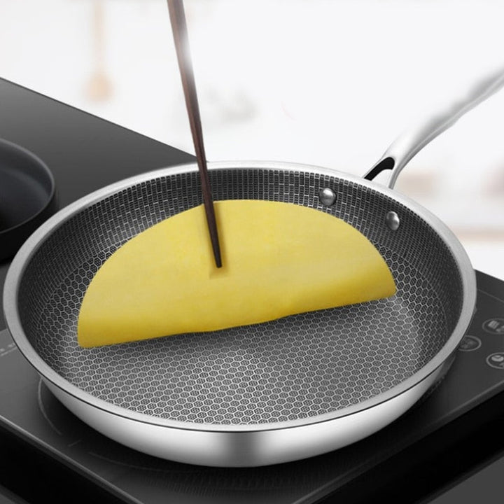 Pan anti-aanbak - van roestvrij staal voor in de keuken