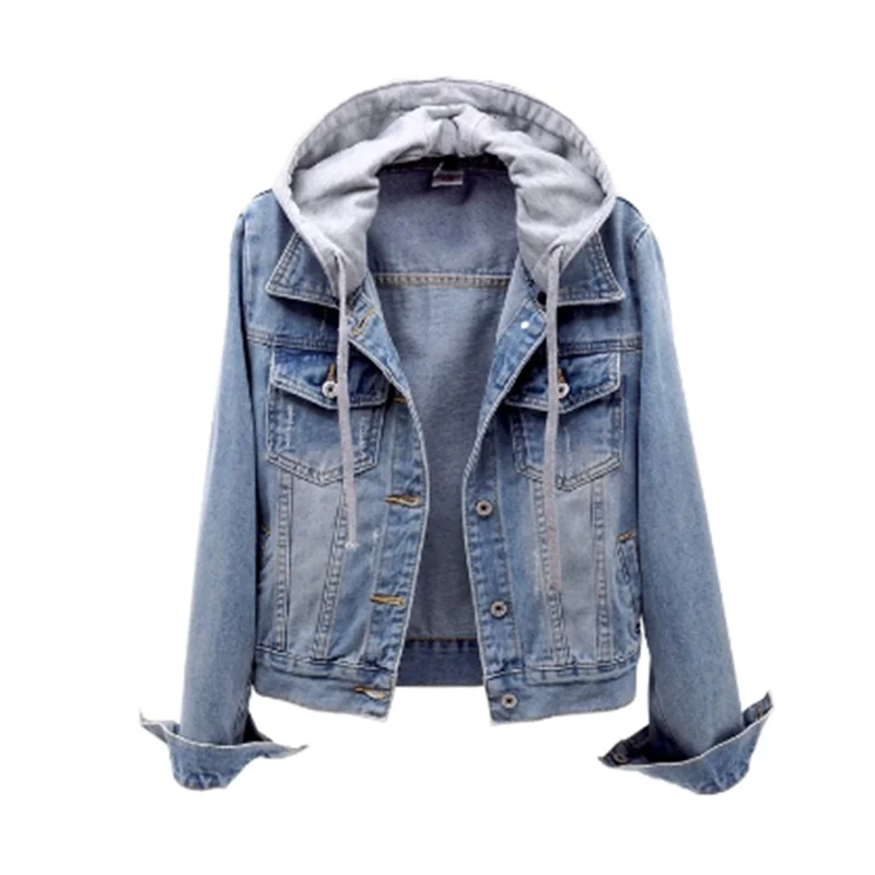 Spijkerjas voor dames - met capuchon