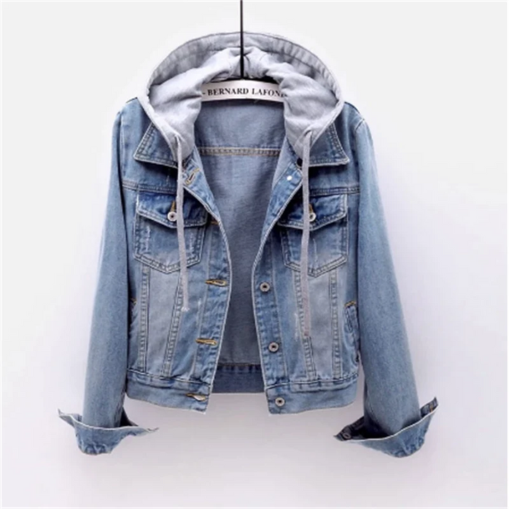 Spijkerjas voor dames - met capuchon