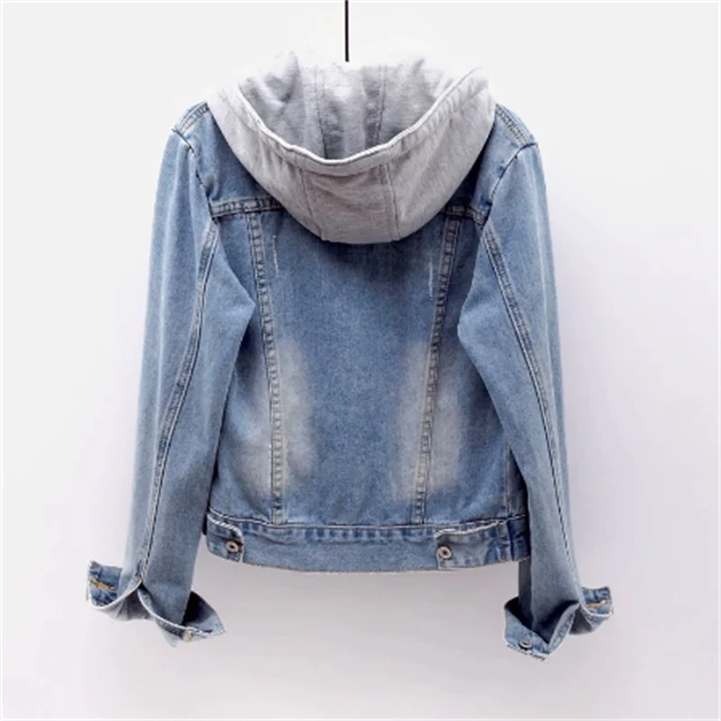 Spijkerjas voor dames - met capuchon