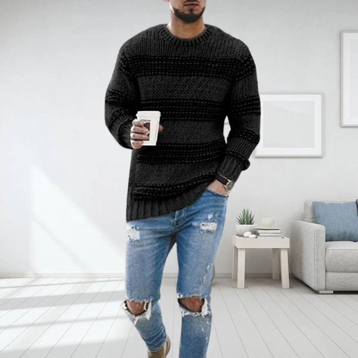 Casual trui met ronde hals voor mannen - ideaal voor de lente