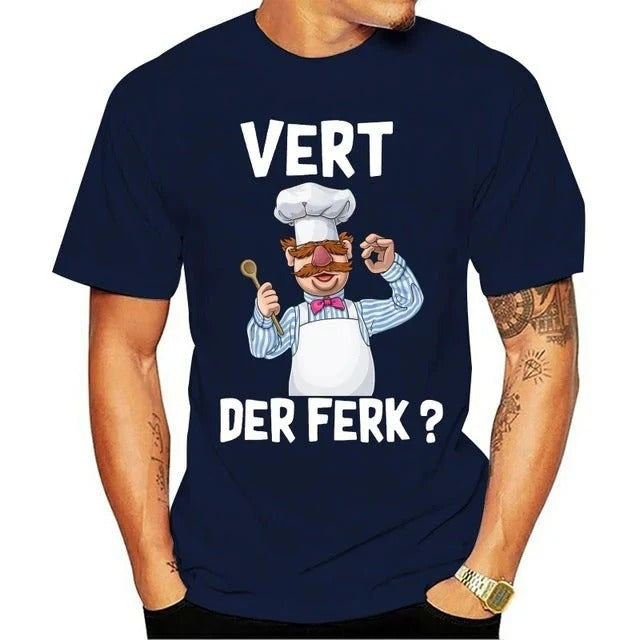 T-shirt met Zweedse chef-kok uit The Muppet Show - Dan