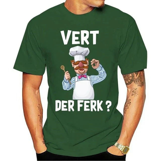 T-shirt met Zweedse chef-kok uit The Muppet Show - Dan