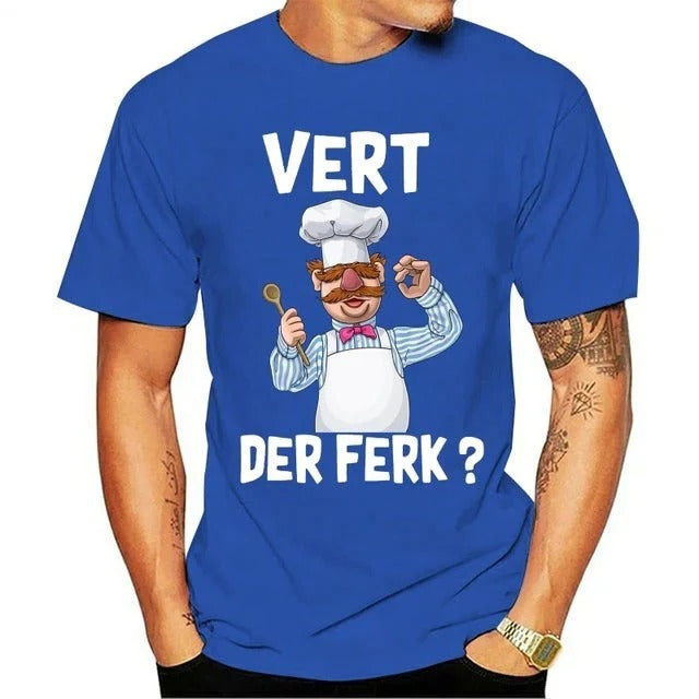 T-shirt met Zweedse chef-kok uit The Muppet Show - Dan