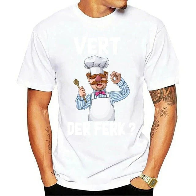 T-shirt met Zweedse chef-kok uit The Muppet Show - Dan