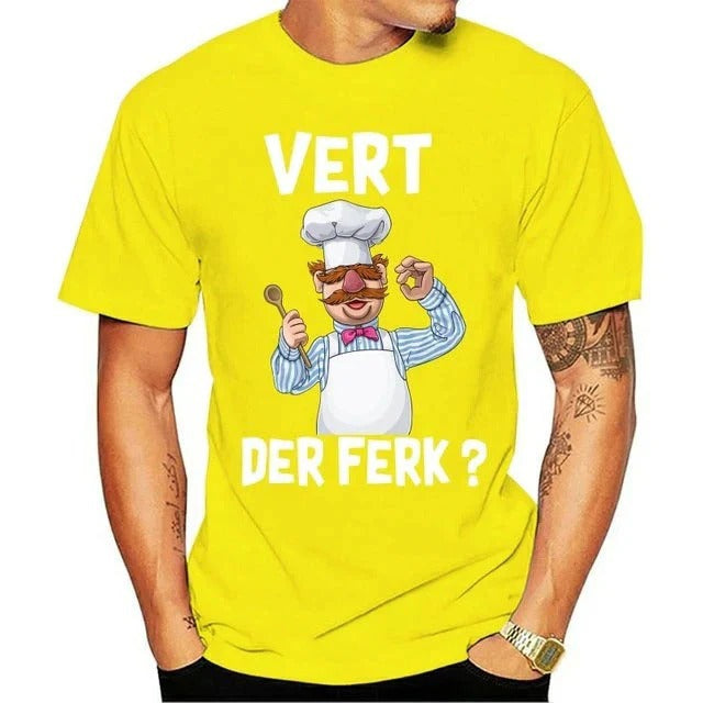 T-shirt met Zweedse chef-kok uit The Muppet Show - Dan