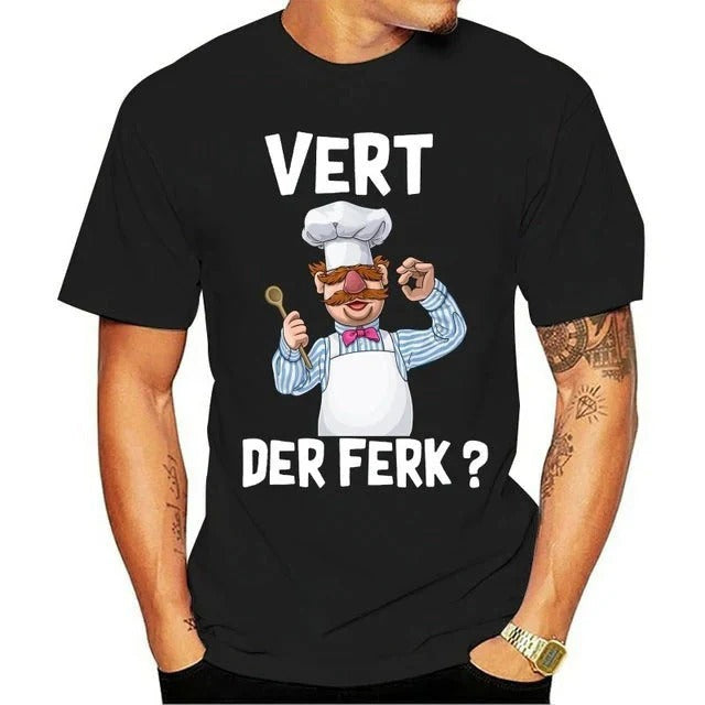 T-shirt met Zweedse chef-kok uit The Muppet Show - Dan