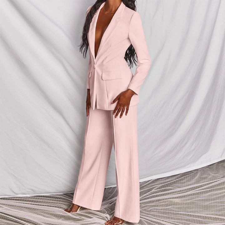 Elegante blazer en broek voor dames - Loradea