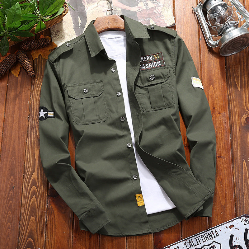 Tussenjas man - militair design