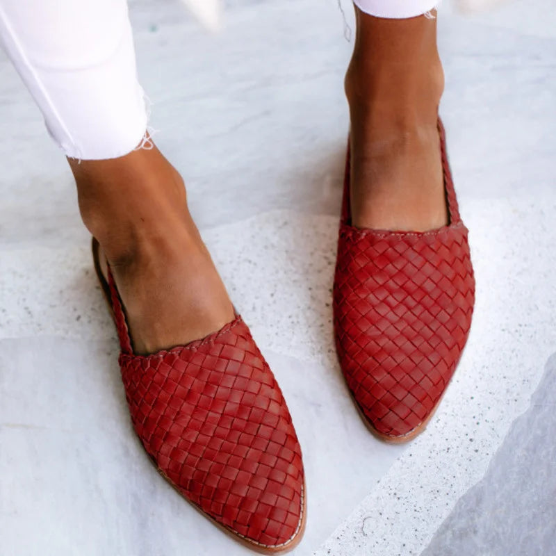 Leren dames sandalen met hak - Hilga