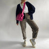 Vintage damesbroek met luipaardprint - Julitta