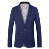 Elegante Slim Fit Heren Blazer met Klassieke Revers