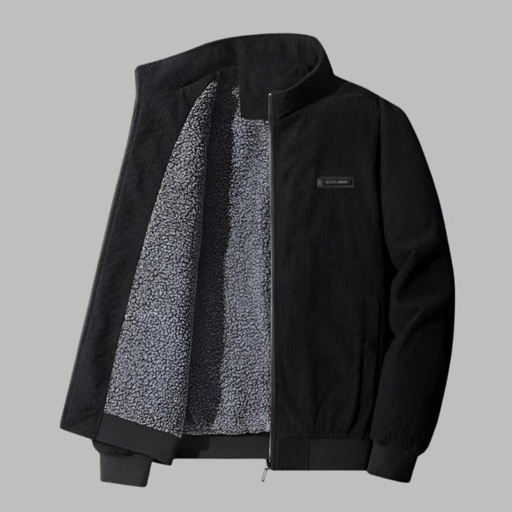 Heren corduroy winterjas