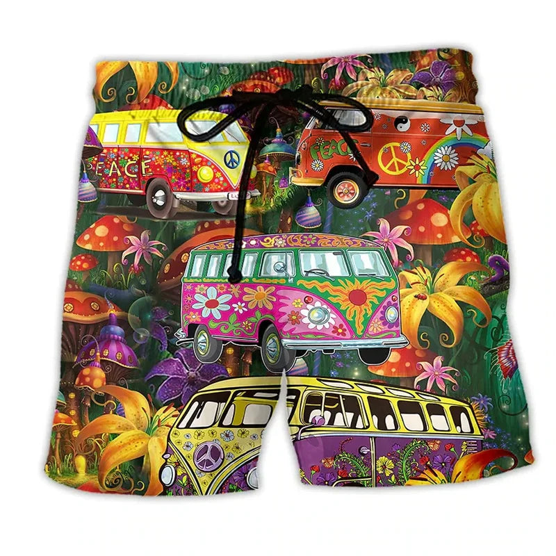 Heren Zwembroek met Graffiti-Design