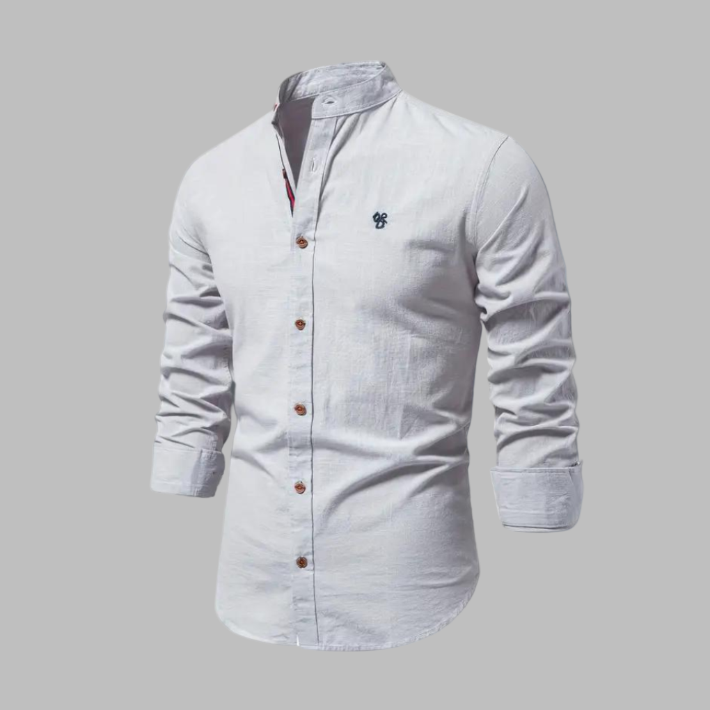 Trendy poloshirt met lange mouwen voor heren
