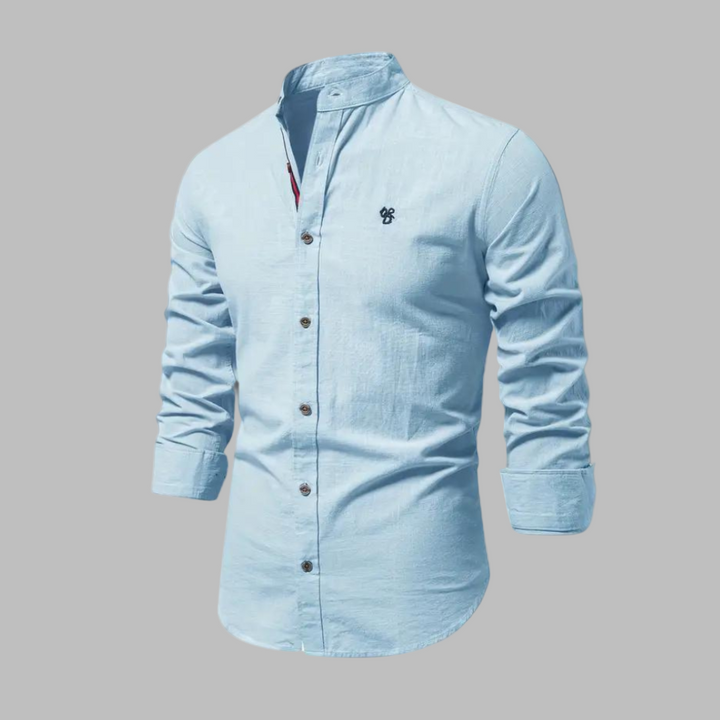 Trendy poloshirt met lange mouwen voor heren