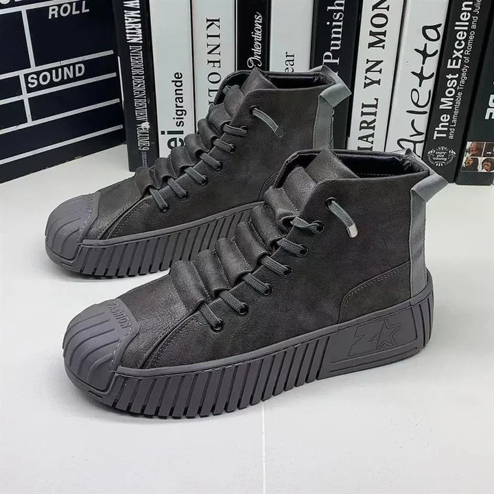 Stevige Heren Sneakers in Britse Stijl