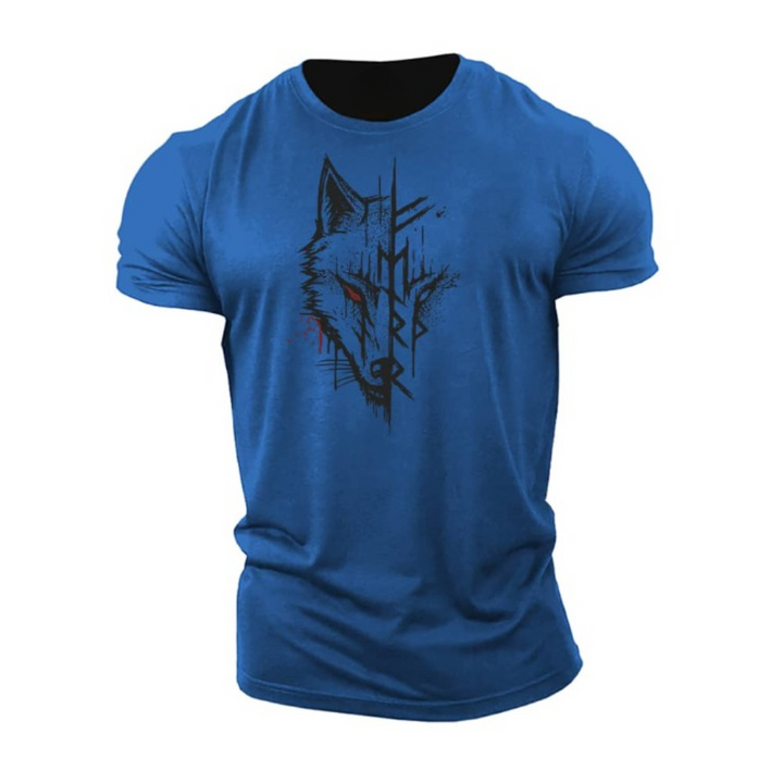 Katoenen T-shirt met korte mouwen voor heren
