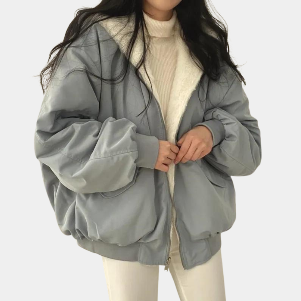 PASUDA Sweatshirt voor dames, fleece, warme sherpa, gevoerde trui, ronde hals, effen, thermisch ondergoed, winter, casual, basic shirt met lange mouwen, zwart, M