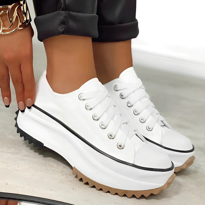 Sneakers met dikke zool voor dames - Brenda